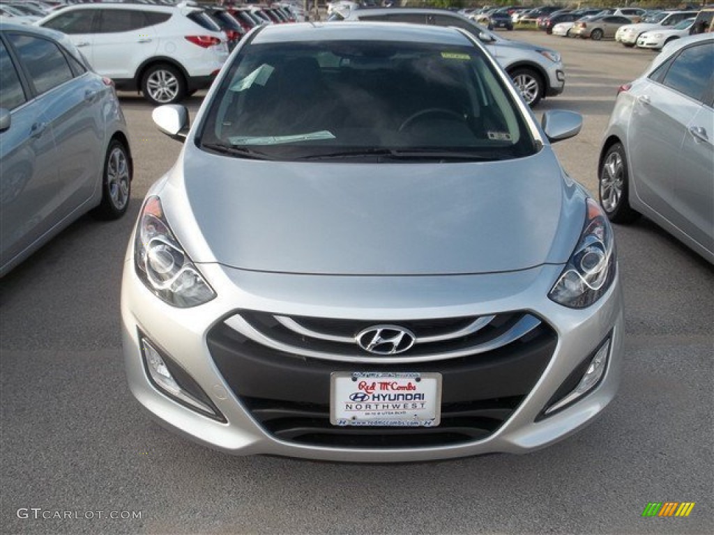 2013 Elantra GT - Silver / Black photo #2