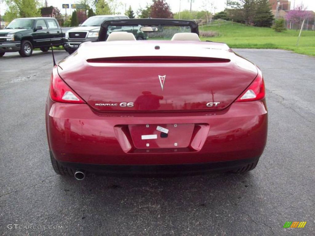2009 G6 GT Convertible - Performance Red Metallic / Light Taupe photo #14