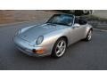 1998 Arctic Silver Metallic Porsche 911 Carrera Cabriolet  photo #2