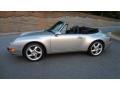 Arctic Silver Metallic 1998 Porsche 911 Carrera Cabriolet Exterior