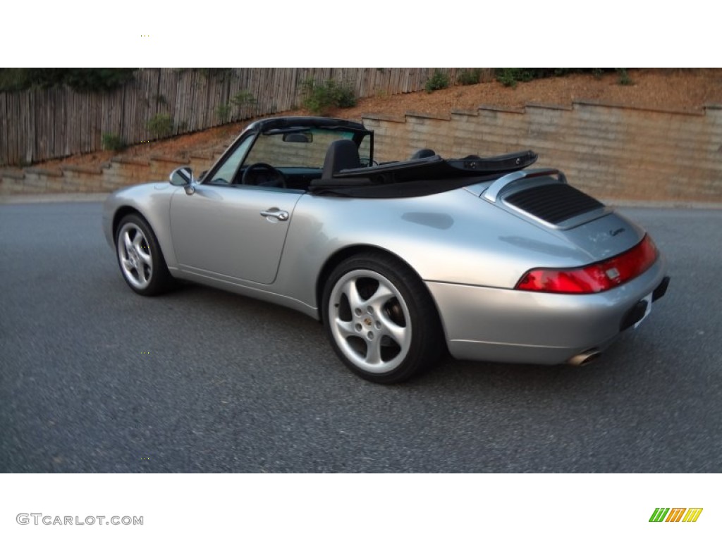 Arctic Silver Metallic 1998 Porsche 911 Carrera Cabriolet Exterior Photo #85973241