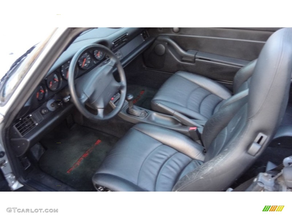 Black Interior 1998 Porsche 911 Carrera Cabriolet Photo #85973349
