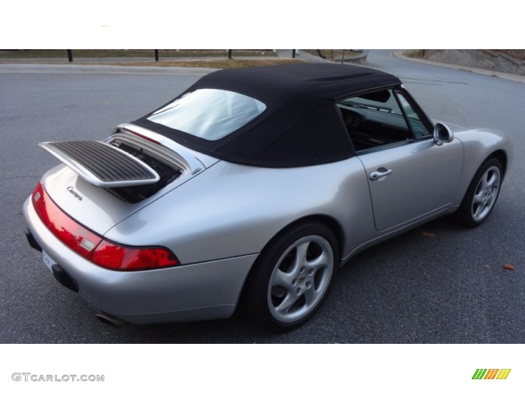 Arctic Silver Metallic 1998 Porsche 911 Carrera Cabriolet Exterior Photo #85973515