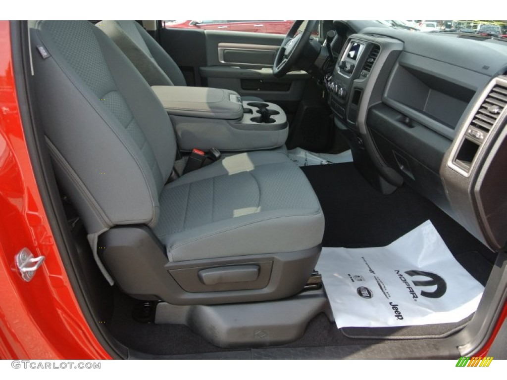 2014 1500 Express Regular Cab 4x4 - Flame Red / Black/Diesel Gray photo #17