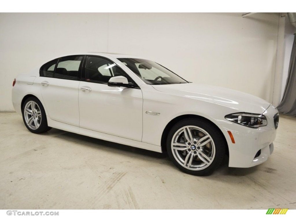 Alpine White 2014 BMW 5 Series 535d Sedan Exterior Photo #85974159