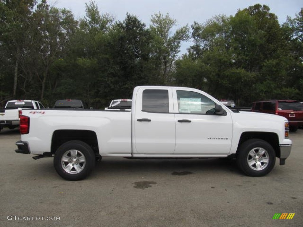 Summit White 2014 Chevrolet Silverado 1500 LT Double Cab 4x4 Exterior Photo #85975662