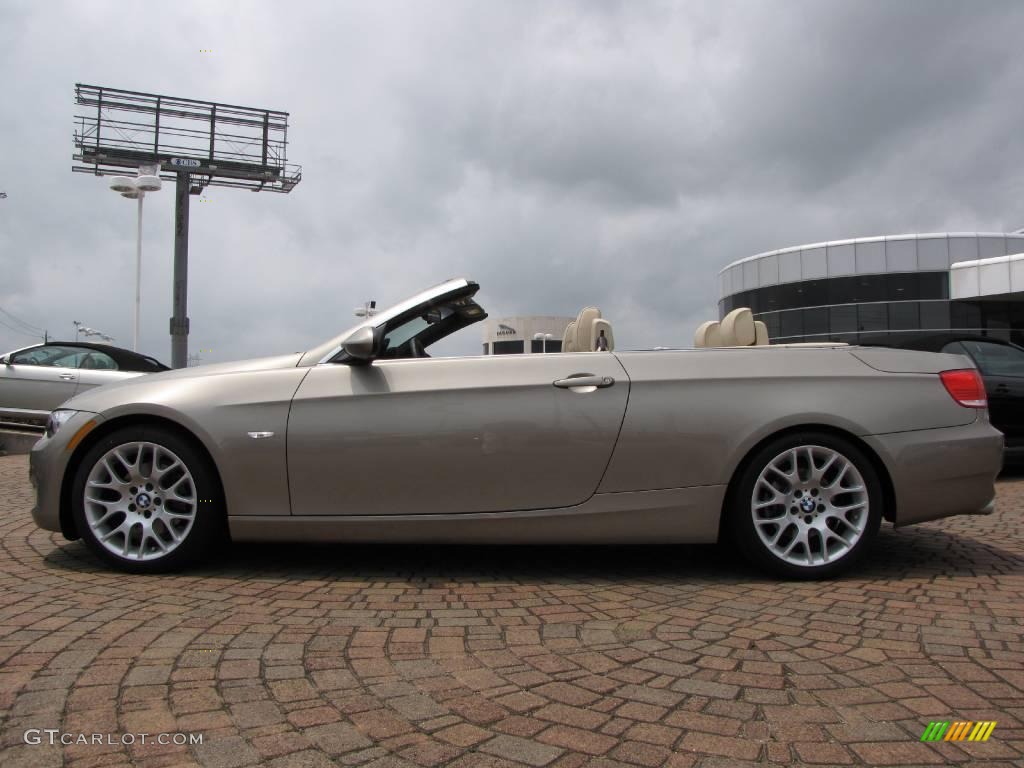 2009 3 Series 328i Convertible - Platinum Bronze Metallic / Cream Beige Dakota Leather photo #2