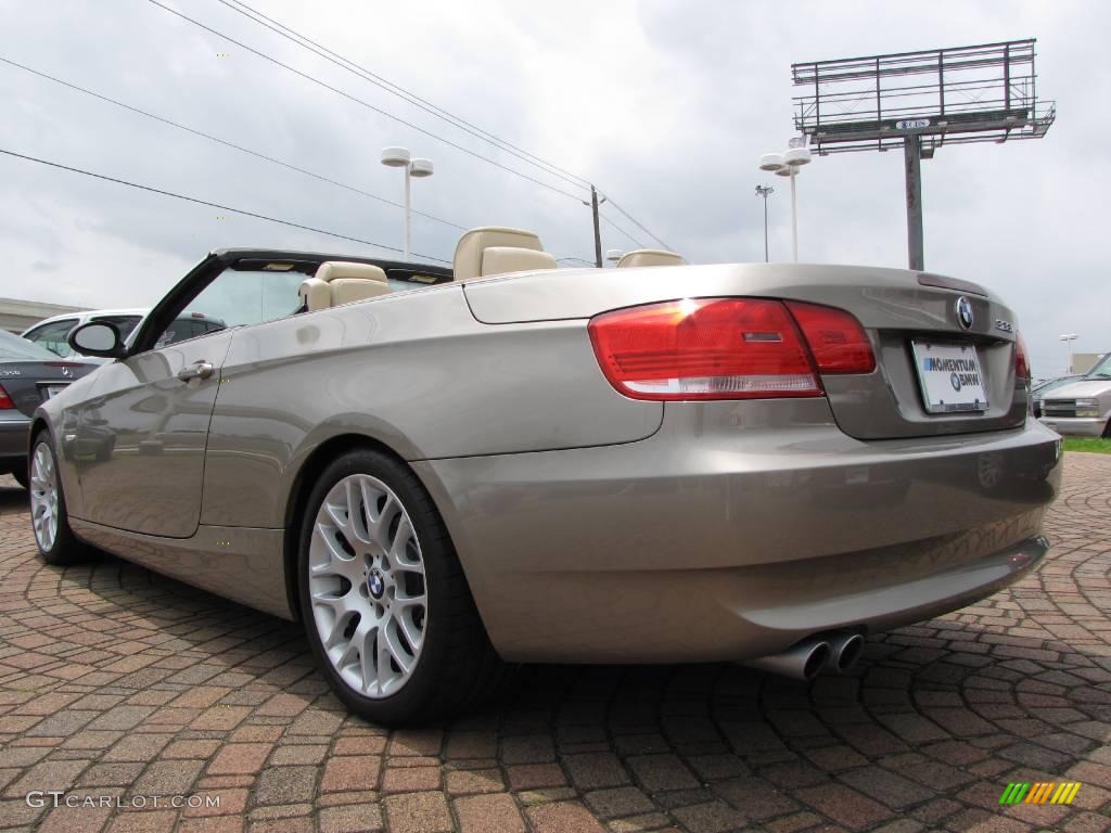 2009 3 Series 328i Convertible - Platinum Bronze Metallic / Cream Beige Dakota Leather photo #3