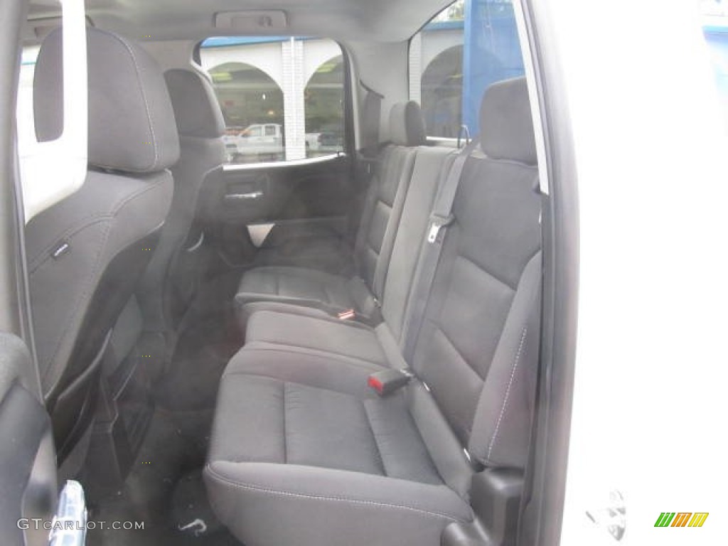 Jet Black Interior 2014 Chevrolet Silverado 1500 LT Double Cab 4x4 Photo #85975791