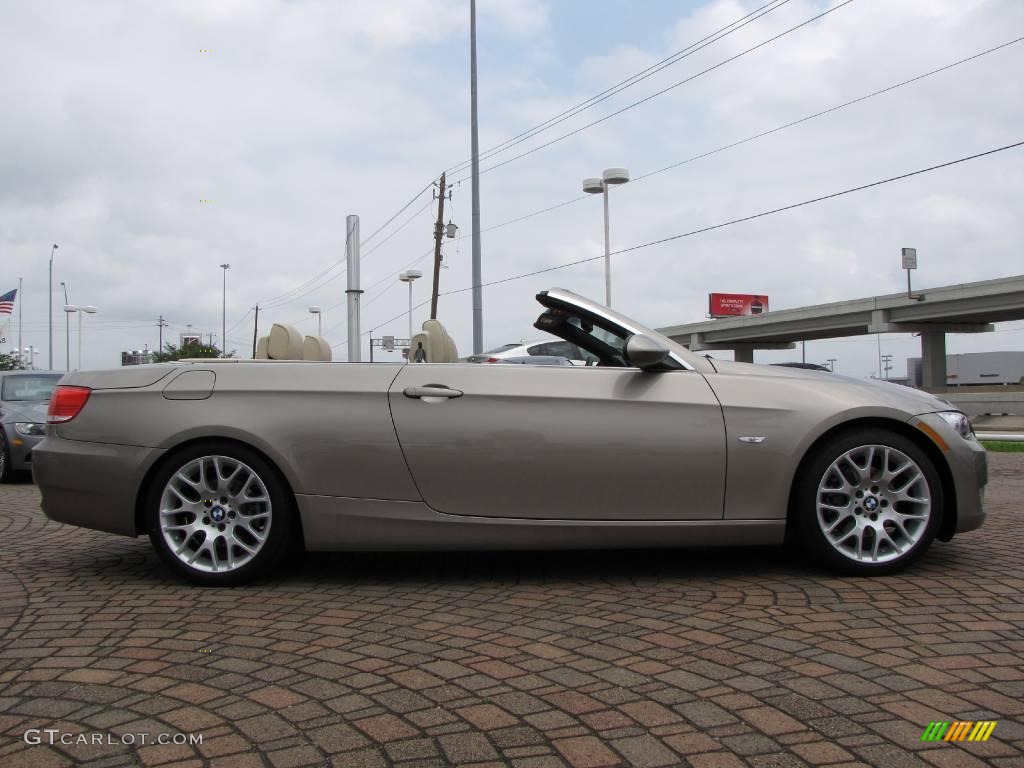 2009 3 Series 328i Convertible - Platinum Bronze Metallic / Cream Beige Dakota Leather photo #6