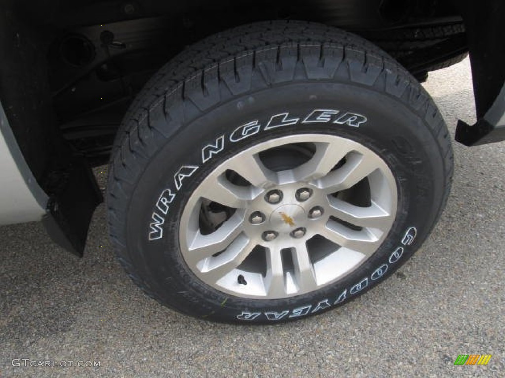 2014 Silverado 1500 LT Double Cab 4x4 - Silver Ice Metallic / Jet Black photo #3