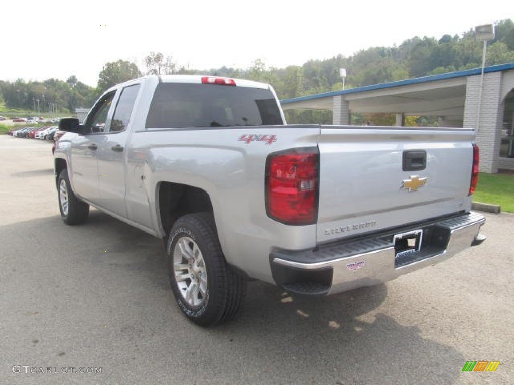 2014 Silverado 1500 LT Double Cab 4x4 - Silver Ice Metallic / Jet Black photo #4