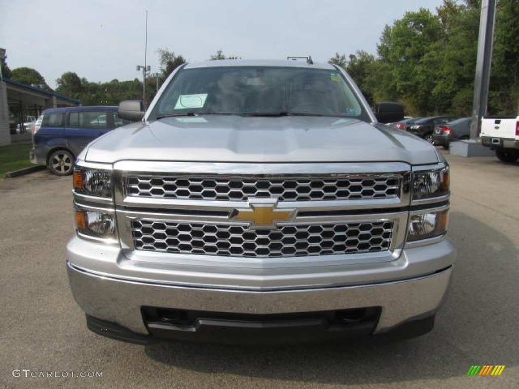 2014 Silverado 1500 LT Double Cab 4x4 - Silver Ice Metallic / Jet Black photo #10