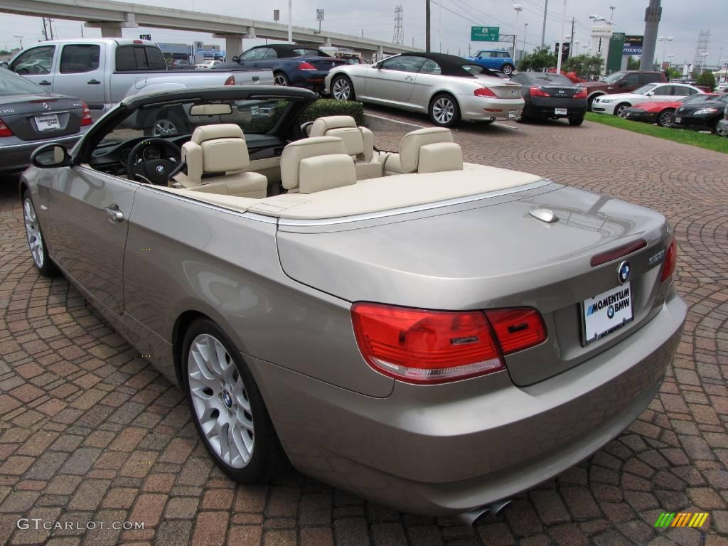 2009 3 Series 328i Convertible - Platinum Bronze Metallic / Cream Beige Dakota Leather photo #11