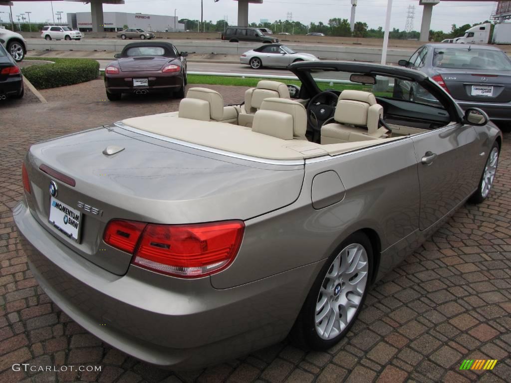 2009 3 Series 328i Convertible - Platinum Bronze Metallic / Cream Beige Dakota Leather photo #13