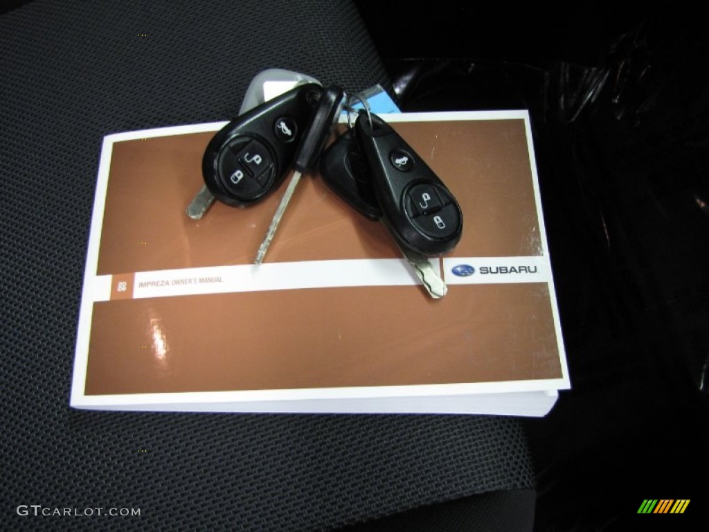 2009 Impreza WRX Wagon - Dark Gray Metallic / Carbon Black photo #30