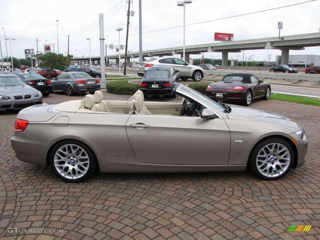 2009 3 Series 328i Convertible - Platinum Bronze Metallic / Cream Beige Dakota Leather photo #14