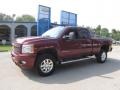 2013 Deep Ruby Metallic Chevrolet Silverado 2500HD LT Extended Cab 4x4  photo #1