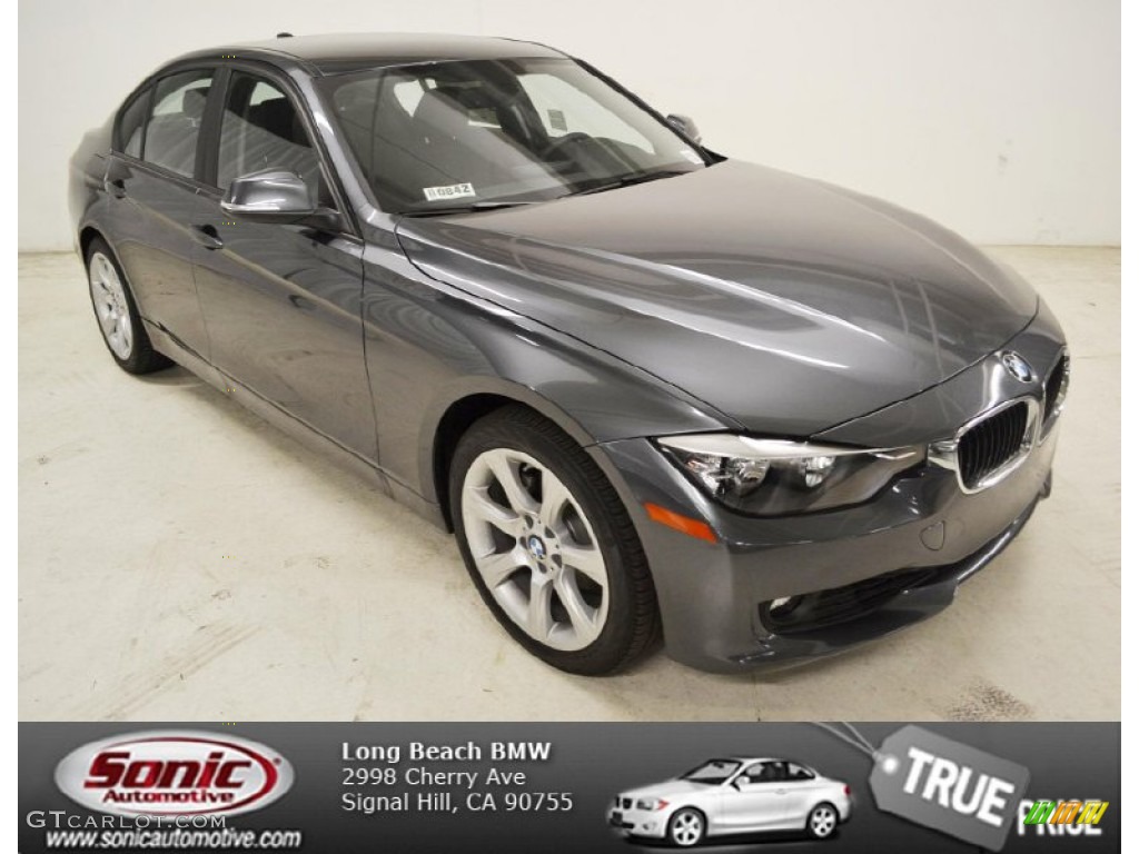 2013 3 Series 328i Sedan - Mineral Grey Metallic / Black photo #1