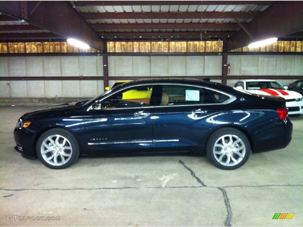 2014 Impala LTZ - Blue Ray Metallic / Jet Black/Mojave photo #3