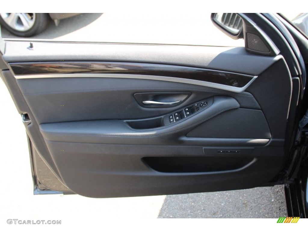 2011 5 Series 535i xDrive Sedan - Dark Graphite Metallic / Black photo #9
