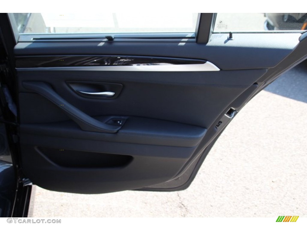 2011 5 Series 535i xDrive Sedan - Dark Graphite Metallic / Black photo #23