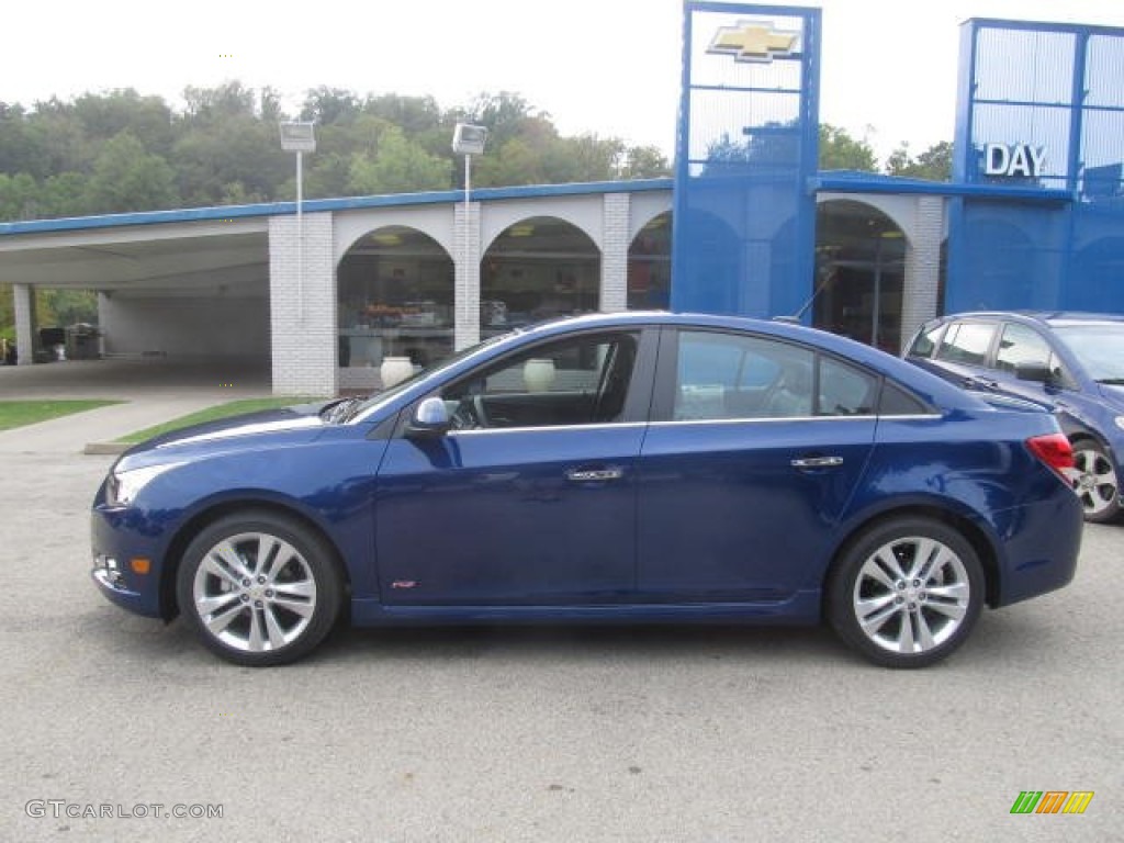 2013 Cruze LTZ/RS - Blue Topaz Metallic / Jet Black photo #2