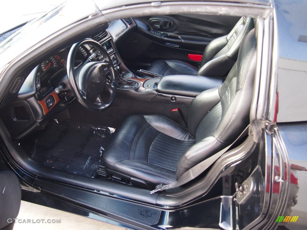 Black Interior 1999 Chevrolet Corvette Coupe Photo #85977372