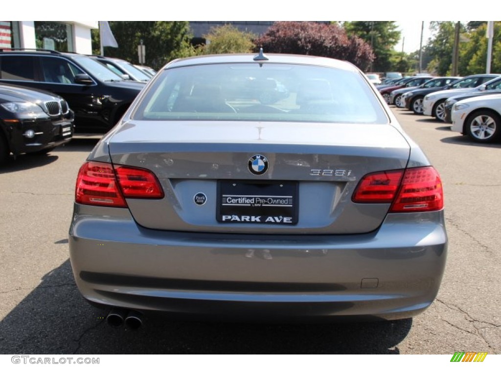 2011 3 Series 328i xDrive Coupe - Space Gray Metallic / Black photo #4