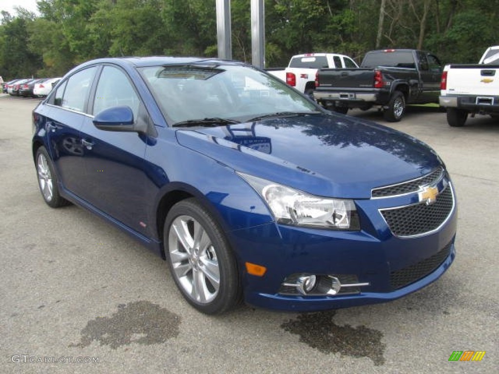 2013 Cruze LTZ/RS - Blue Topaz Metallic / Jet Black photo #8