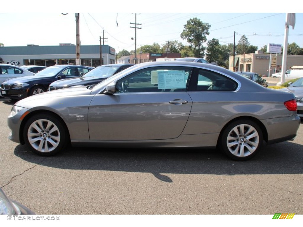 2011 3 Series 328i xDrive Coupe - Space Gray Metallic / Black photo #6