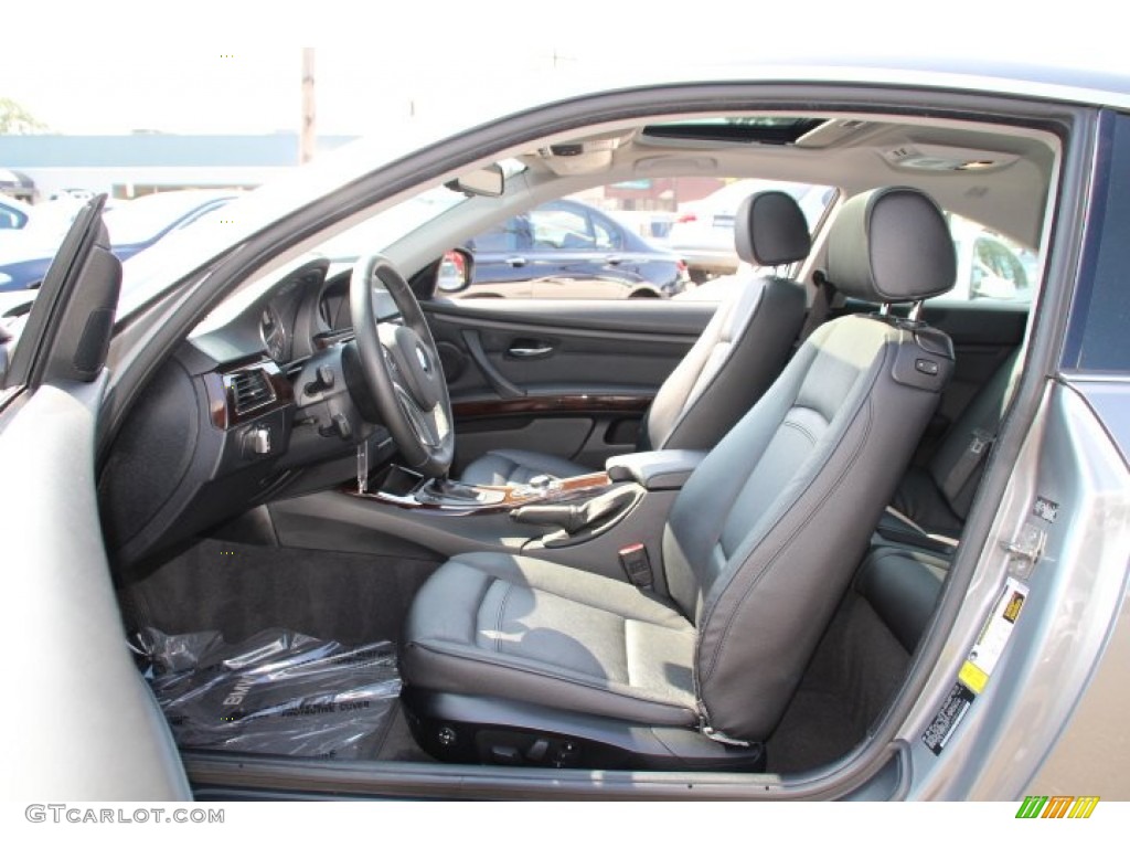 2011 3 Series 328i xDrive Coupe - Space Gray Metallic / Black photo #11