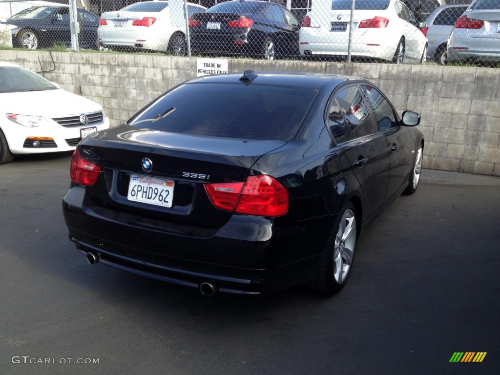2011 3 Series 335i Sedan - Jet Black / Black photo #2
