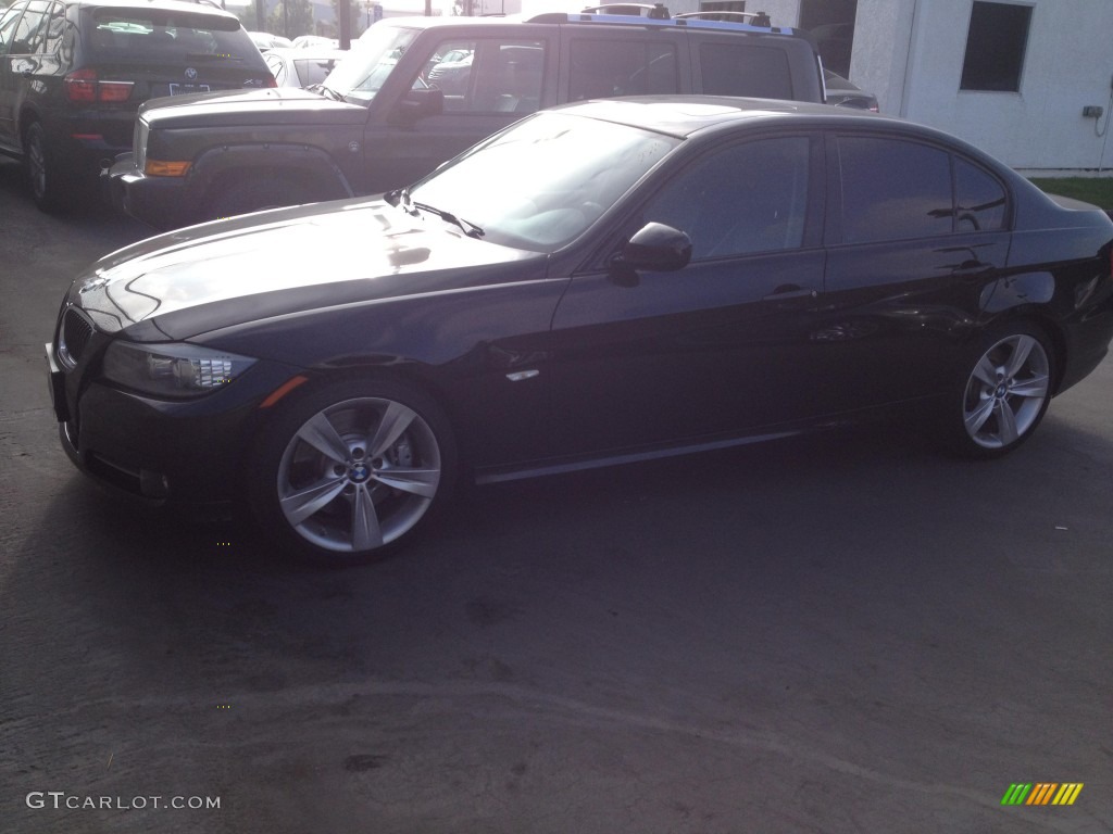 2011 3 Series 335i Sedan - Jet Black / Black photo #4