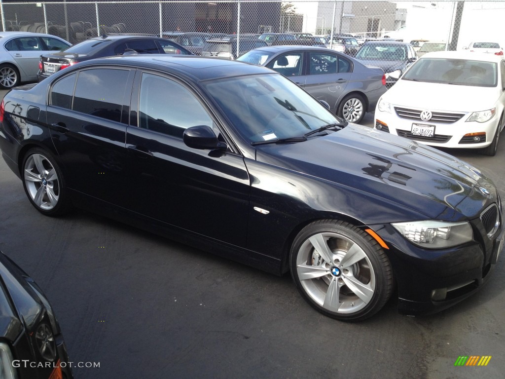 2011 3 Series 335i Sedan - Jet Black / Black photo #1