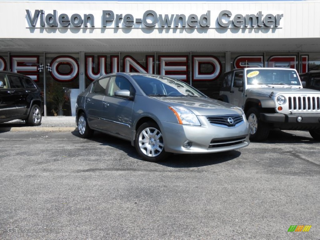 2012 Sentra 2.0 S - Magnetic Gray Metallic / Charcoal photo #1