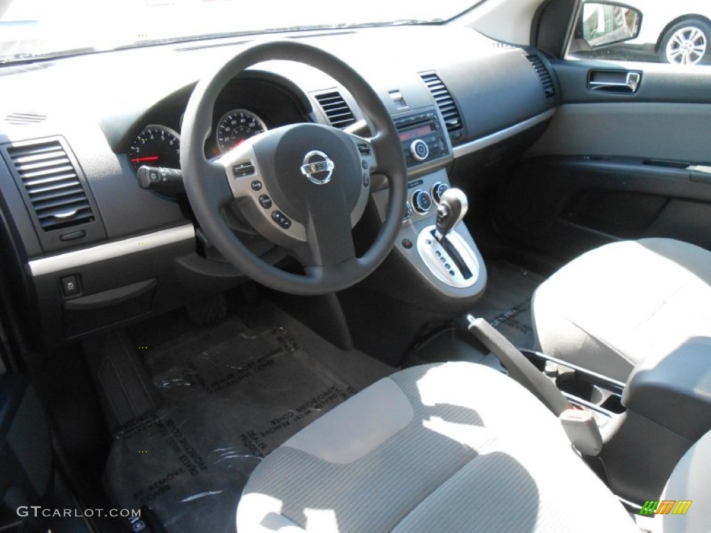 2012 Sentra 2.0 S - Magnetic Gray Metallic / Charcoal photo #6