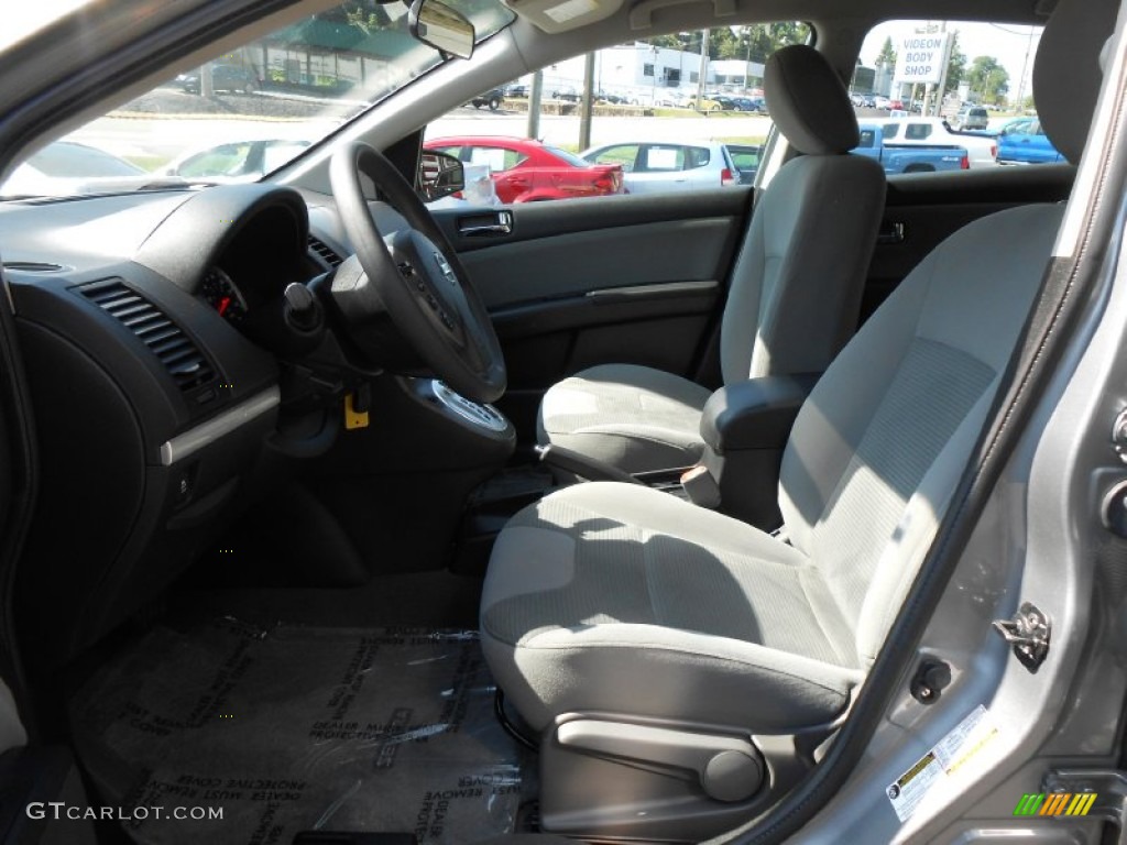 2012 Sentra 2.0 S - Magnetic Gray Metallic / Charcoal photo #7