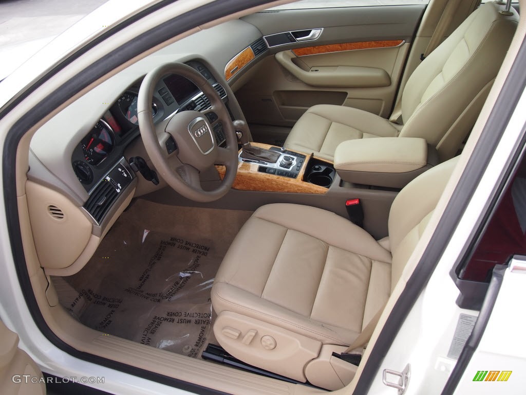 2005 A6 3.2 quattro Sedan - Arctic White / Beige photo #7