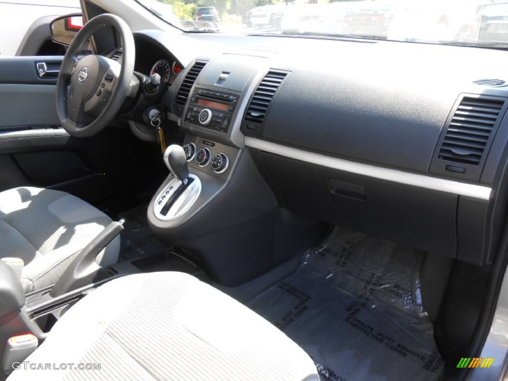 2012 Sentra 2.0 S - Magnetic Gray Metallic / Charcoal photo #9
