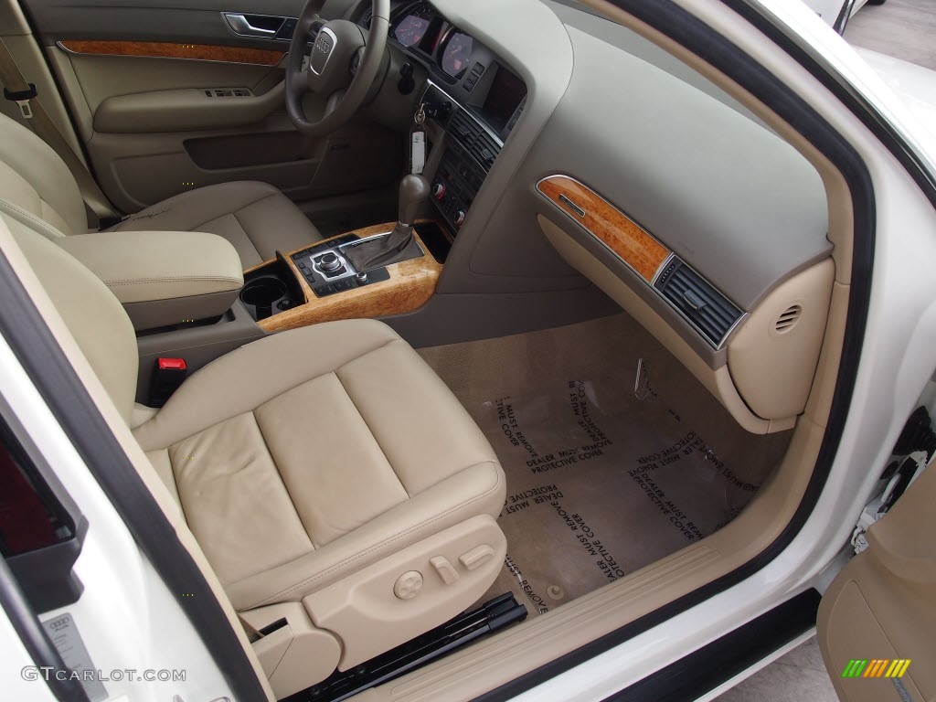 2005 A6 3.2 quattro Sedan - Arctic White / Beige photo #25
