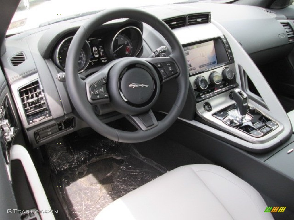 2014 Jaguar F-TYPE Standard F-TYPE Model Cirrus Grey Dashboard Photo #85979140