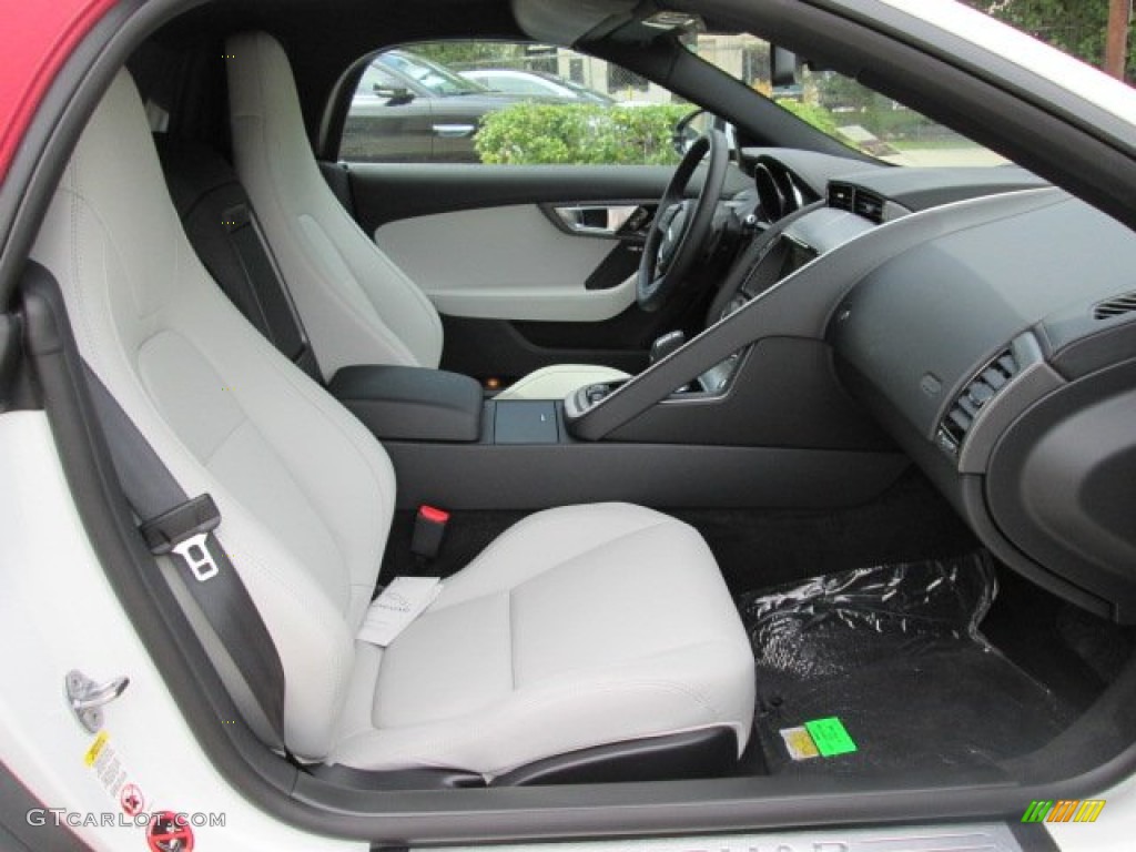 2014 F-TYPE  - Polaris White / Cirrus Grey photo #4
