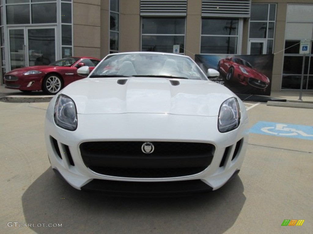 Polaris White 2014 Jaguar F-TYPE Standard F-TYPE Model Exterior Photo #85979202