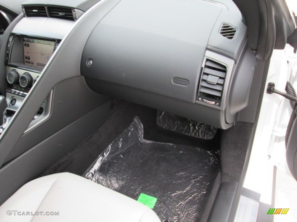 2014 F-TYPE  - Polaris White / Cirrus Grey photo #16