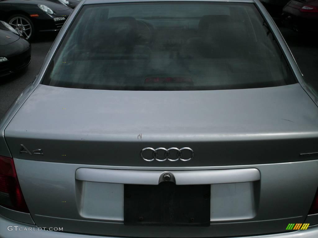 1996 A4 2.8 quattro Sedan - Alusilver Metallic / Black photo #10