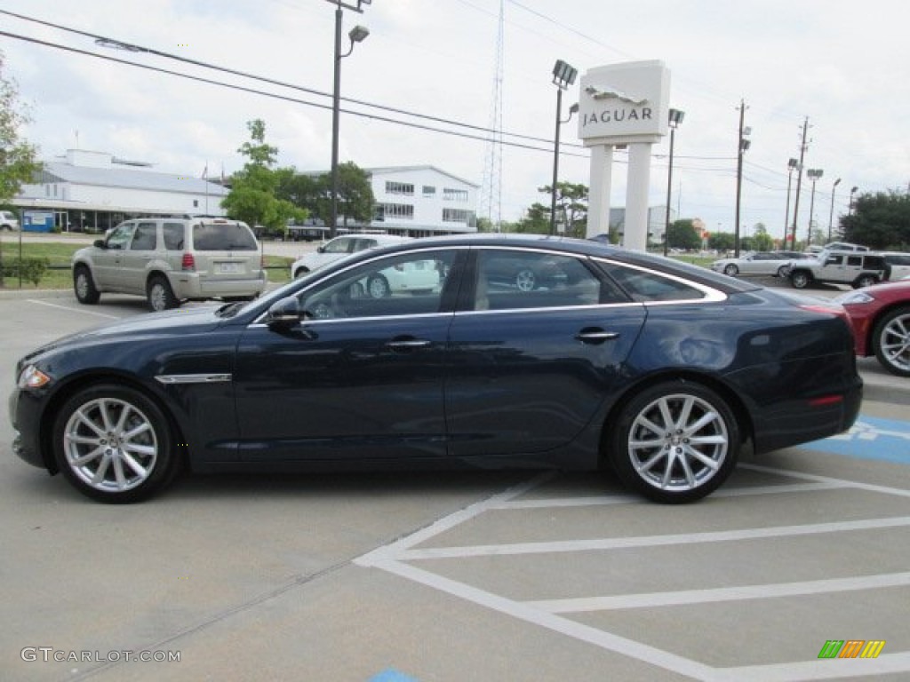 Indigo Metallic 2013 Jaguar XJ XJ Exterior Photo #85980624