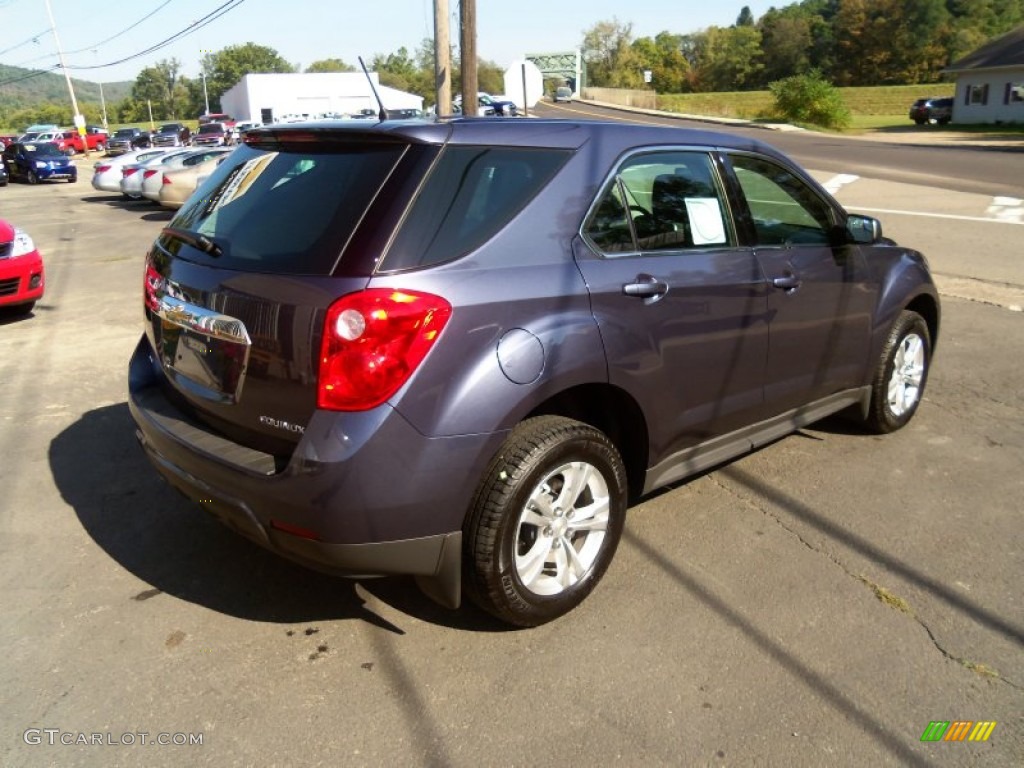 2013 Equinox LS AWD - Atlantis Blue Metallic / Jet Black photo #5