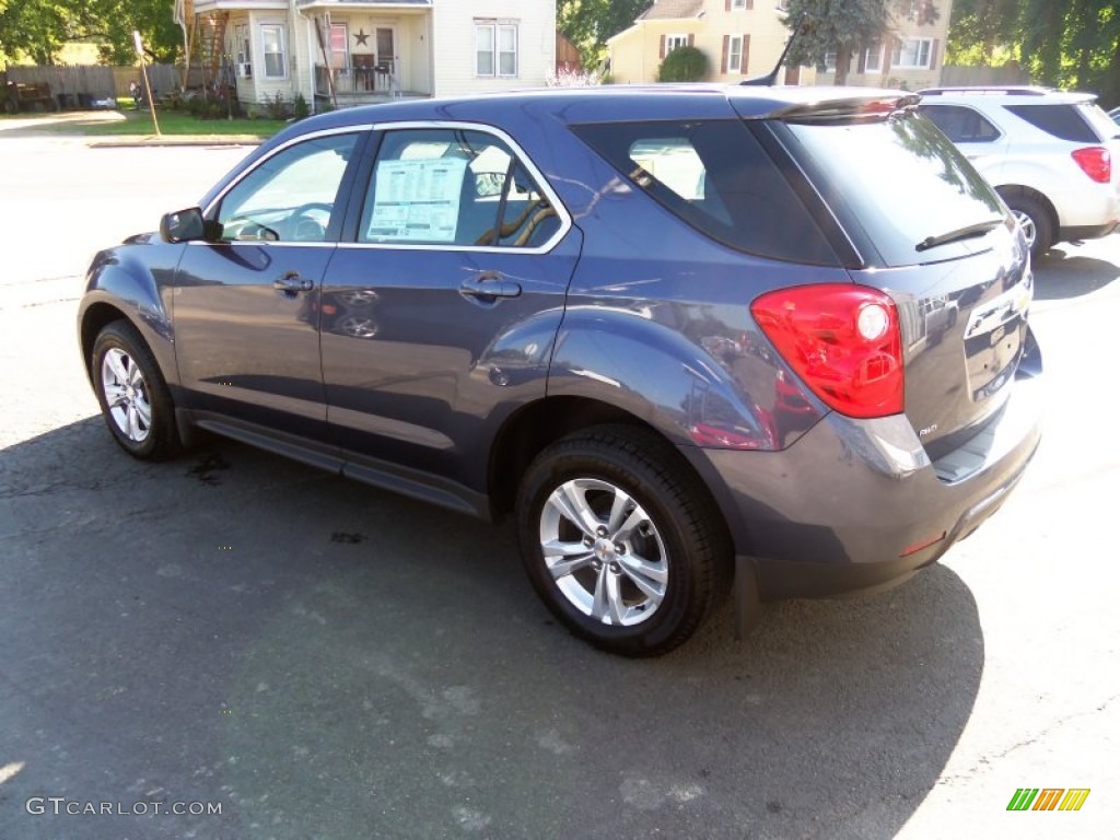 2013 Equinox LS AWD - Atlantis Blue Metallic / Jet Black photo #7