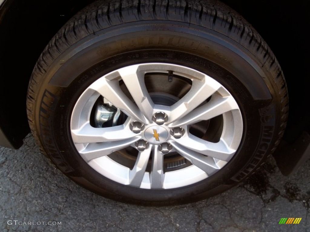 2013 Equinox LS AWD - Atlantis Blue Metallic / Jet Black photo #9